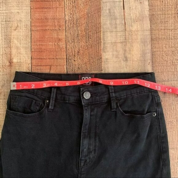 BDG urban outfitters womens size 25 black twig high distressed rise skinny jeans - Picture 2 of 10